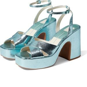 Dolce Vita Wessi Crackles Platform Heels